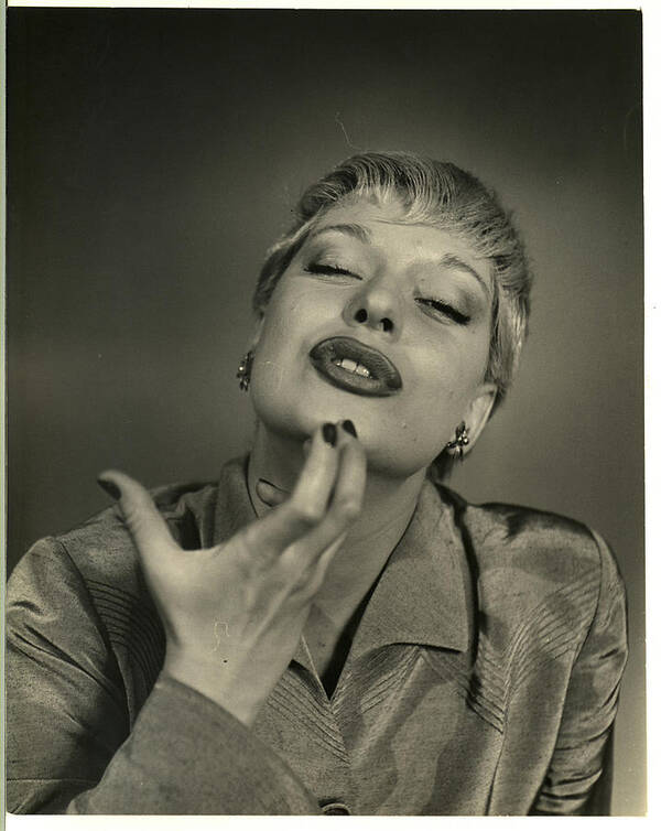 Carol Elaine Channing Poster featuring the photograph American Actress Carol Elaine Channing by Nina Leen