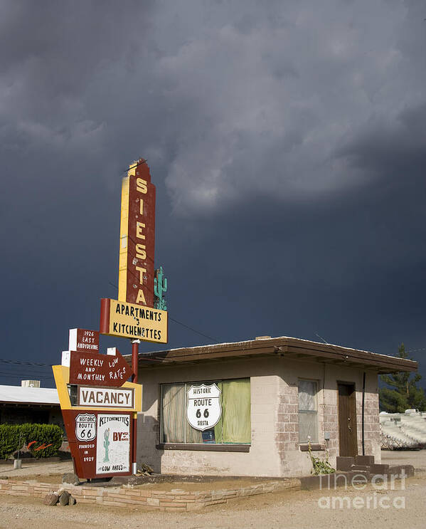 2006 Poster featuring the photograph Arizona Motel, 2006 by Carol Highsmith