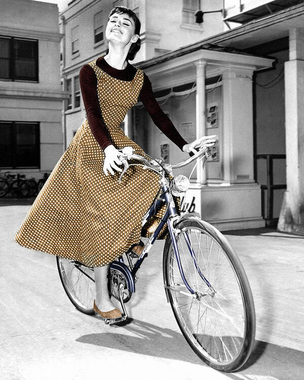 Audrey Hepburn Poster featuring the photograph Audrey Hepburn 11 by Andrew Fare