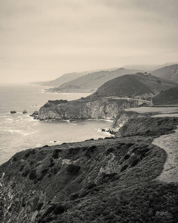 Pacific Poster featuring the photograph Big Sur Coast VII Toned by David Gordon