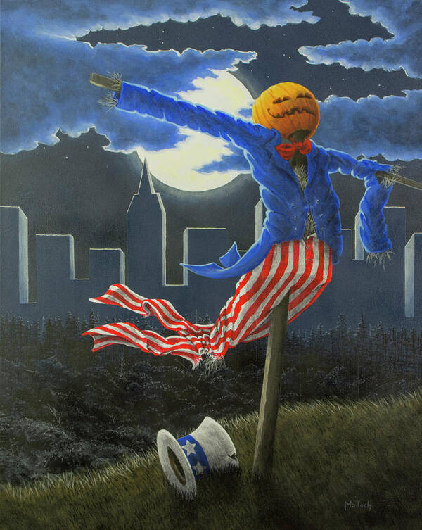 Uncle Sam Poster featuring the painting Cry Uncle by Jack Malloch