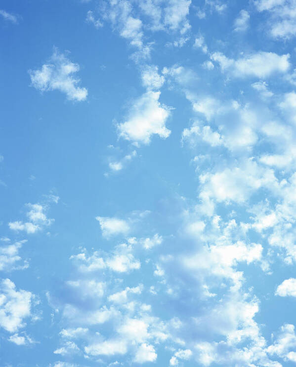 Outdoors Poster featuring the photograph Cumulus Clouds In Sky by Steven Errico