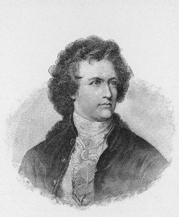 Engraving Poster featuring the photograph Engraving Of Johann Wolfgang Von Goethe by Kean Collection