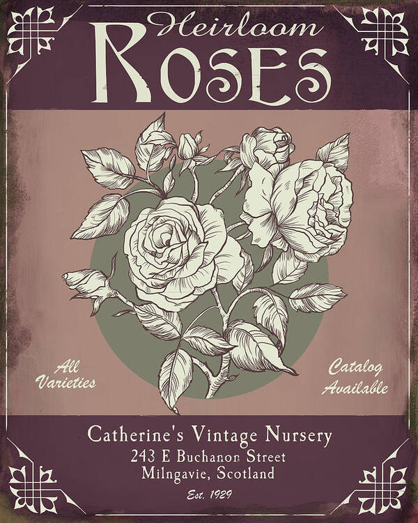 Rose Shop
Flower Poster featuring the mixed media Flower Shop I by Fiona Stokes-gilbert
