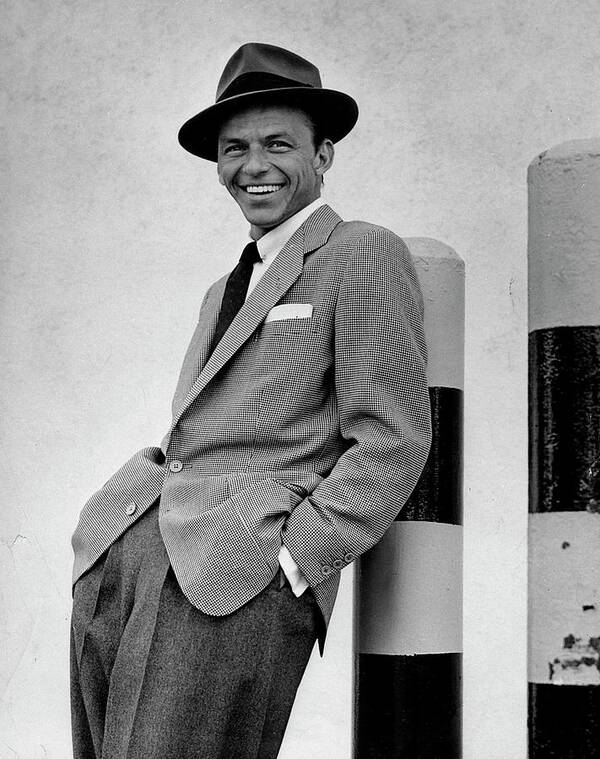 Hands In Pockets Poster featuring the photograph Frank Sinatra On The Lot by Sharland