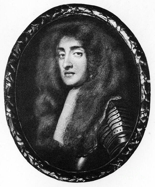 Engraving Poster featuring the drawing James II Of England And Vii by Print Collector