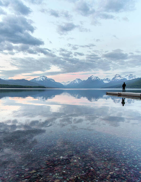 National Park Poster featuring the photograph Lake McDonald by Steven Keys
