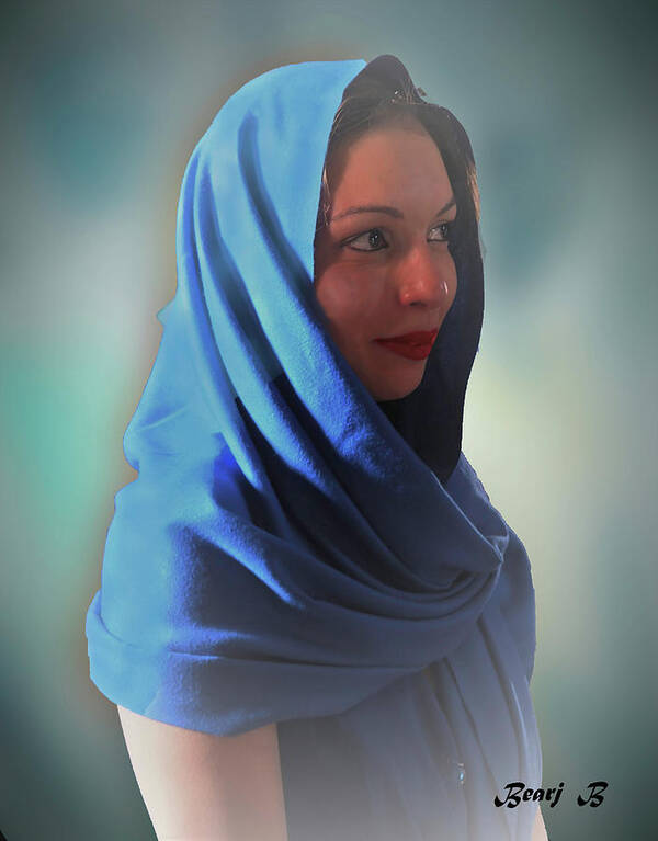 Woman Poster featuring the photograph Mariam by Bearj B Photo Art