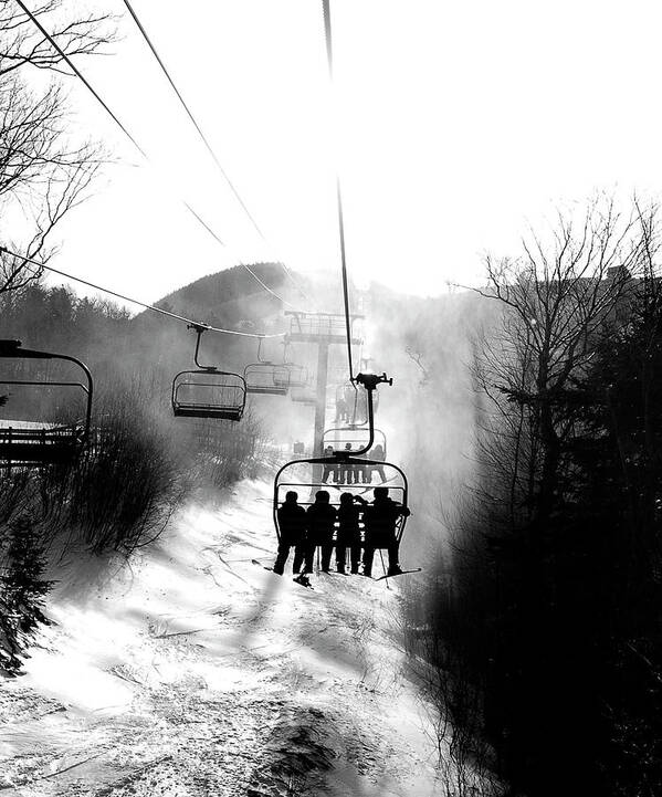 Skiing Poster featuring the photograph Morning Guns by Ben Mcleod