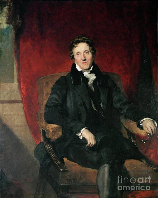 Architect Poster featuring the painting Portrait Of Sir John Soane by Thomas Lawrence