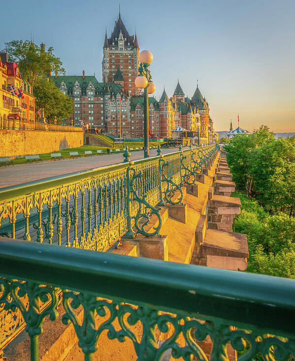 Quebec Poster featuring the photograph Quebec by Aaron Geraud