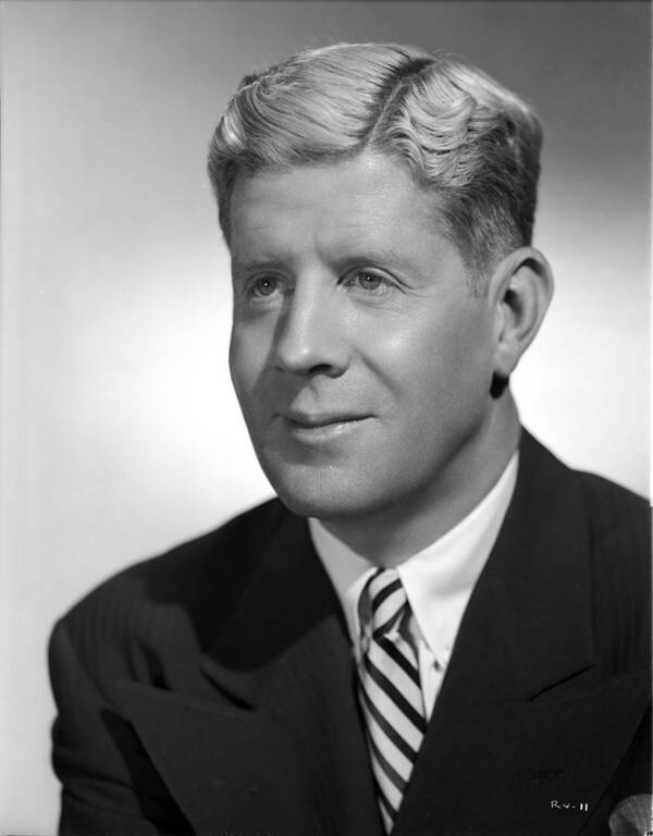 Rudy Valleeleading Men Poster featuring the photograph Rudy Vallee by Movie Star News