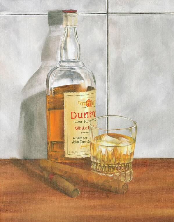 Entertainment & Leisure Poster featuring the painting Scotch Series II by Jennifer Goldberger