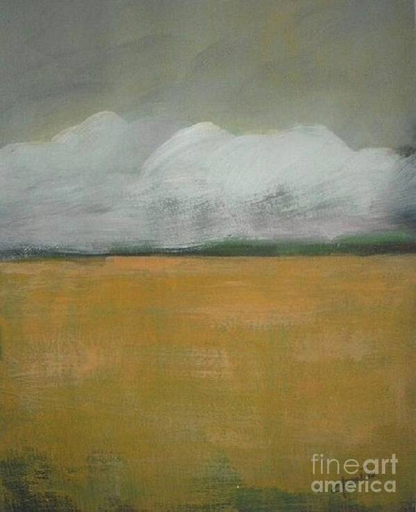Abstract Landscape Poster featuring the painting September 23. by Vesna Antic