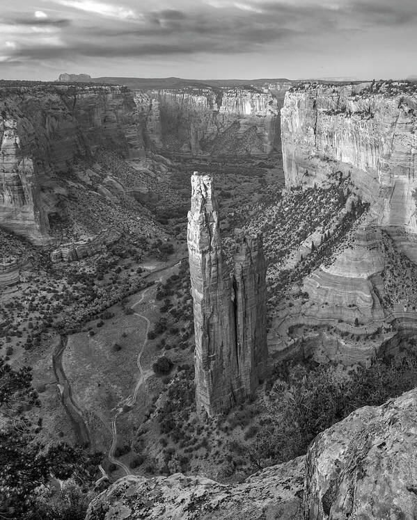 Disk1216 Poster featuring the photograph Spider Rock, Canyon De Chelly by Tim Fitzharris
