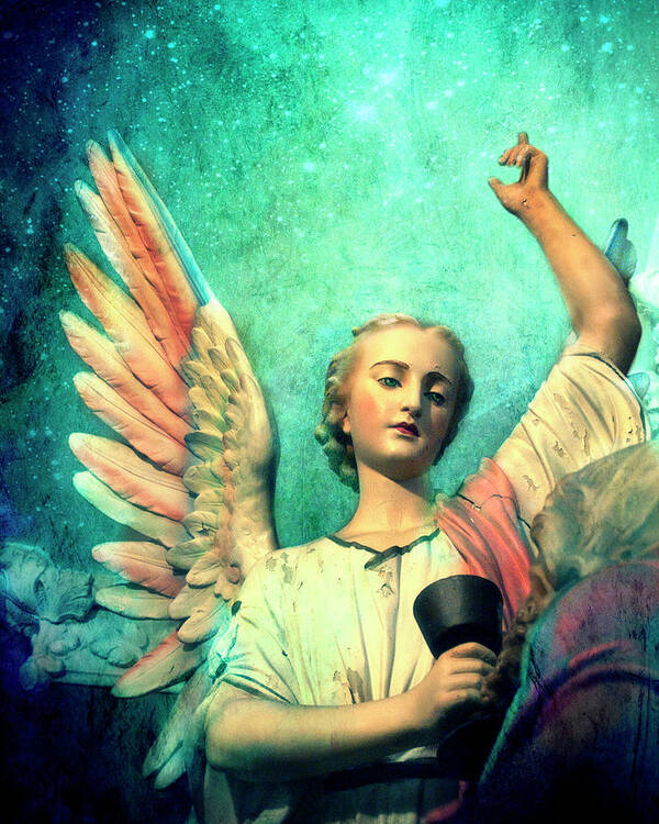 Stardust Angel Poster featuring the photograph Stardust Angel by Tammy Wetzel