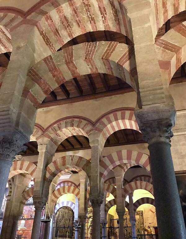 La Mesquita Poster featuring the photograph The Mosque Cathedral of Cordoba by Cindy Bale Tanner