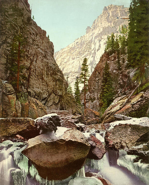  Poster featuring the photograph Toltec Gorge by Detroit Photographic Company