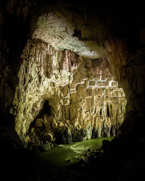 Colombia Poster featuring the photograph Tuluni River Tuluni Caves Chaparral Tolima Colombia by Adam Rainoff