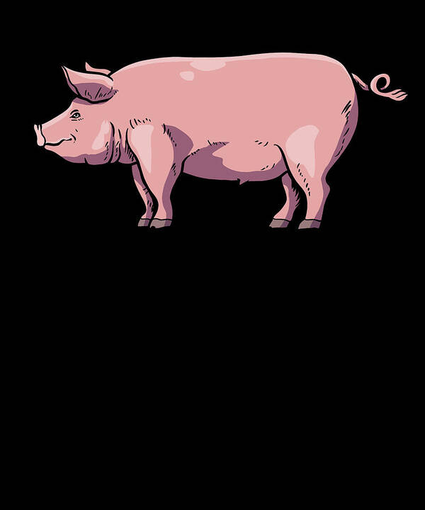 Bacon Poster featuring the digital art Bacon Meat Pork BBQ Barbecue Breakfast #1 by Mercoat UG Haftungsbeschraenkt
