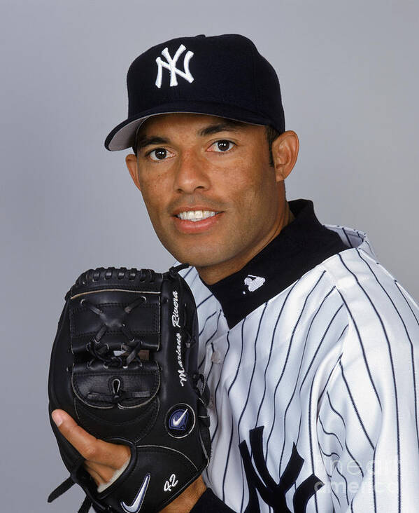 Media Day Poster featuring the photograph Mariano Rivera #1 by Ezra Shaw