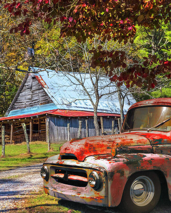 1951 Poster featuring the photograph Ol' Country Rust II #1 by Debra and Dave Vanderlaan