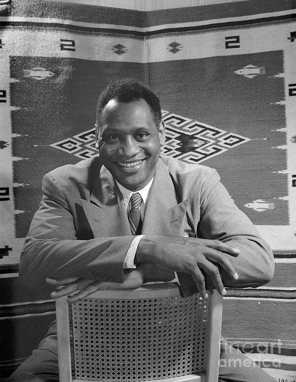 1942 Poster featuring the photograph Paul Robeson #1 by Gordon Parks