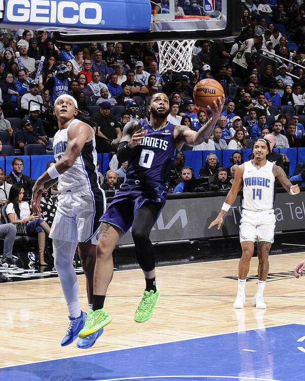 Nba Pro Basketball Poster featuring the photograph Charlotte Hornets v Orlando Magic #2 by Fernando Medina