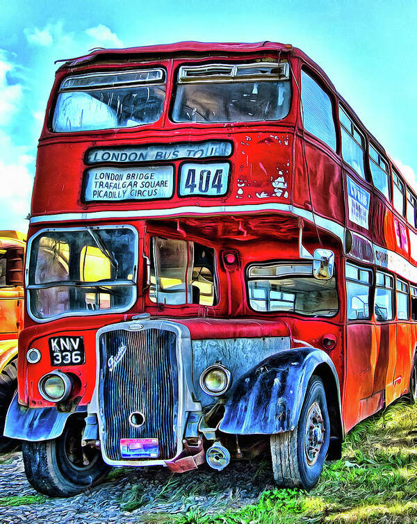 England Poster featuring the photograph 404 London Bus Tour by Thom Zehrfeld