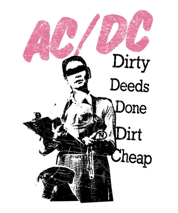 ACDC Dirty Deeds Done Dirt Cheap Poster