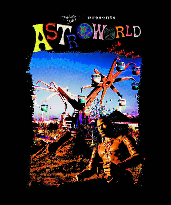 Astroworld Travis Scott Poster by Birda Yano - Pixels