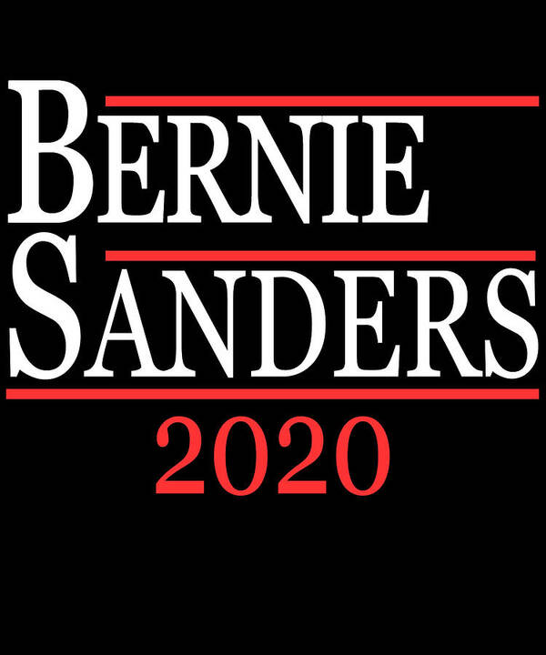 Cool Poster featuring the digital art Bernie Sanders 2020 by Flippin Sweet Gear