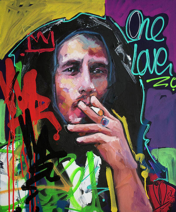 Bob Marley- Smoke Break Poster