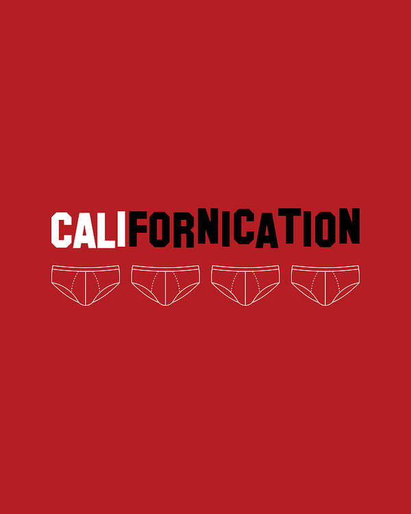Design Poster featuring the digital art Californication by Rahma Projekt