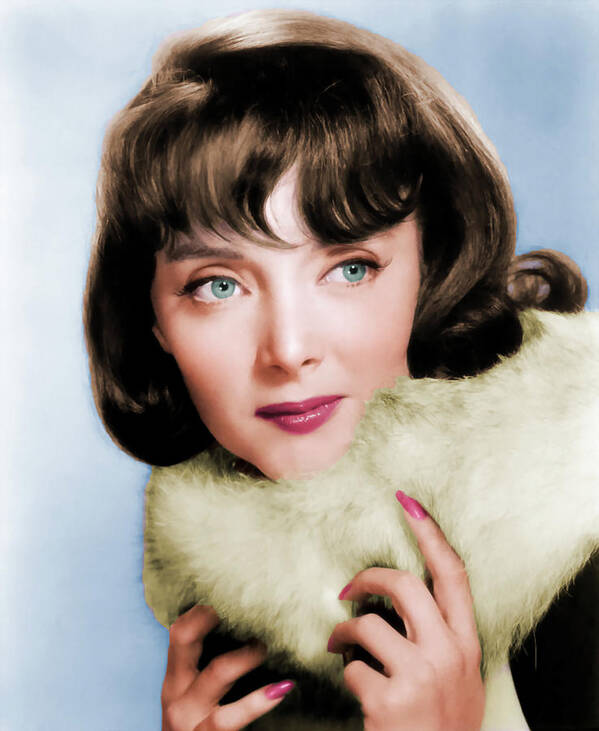 Carolyn Poster featuring the photograph Carolyn Jones by Movie World Posters