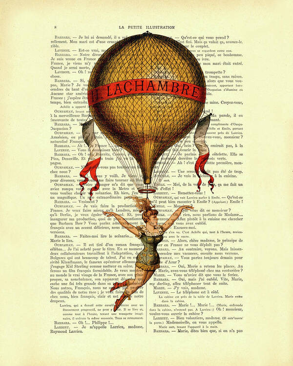 Circus Poster featuring the mixed media Circus Lady by Madame Memento