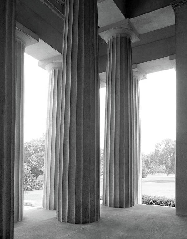 Columns Poster featuring the photograph Columns 3 by Mike McGlothlen