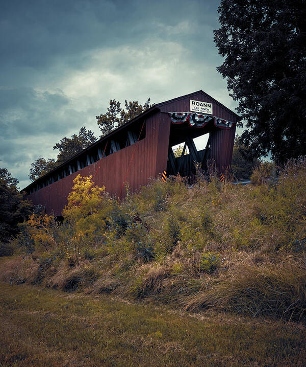 Covered Poster featuring the photograph Covered Bridge by Brian Venghous