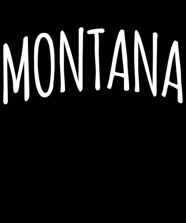 Funny Poster featuring the digital art Cute Montana by Flippin Sweet Gear