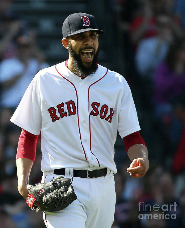 David Price Poster featuring the photograph David Price by Jim Rogash