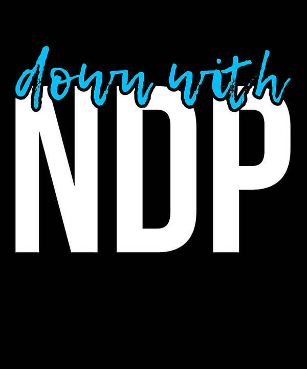 Democratic Poster featuring the digital art Down With NDP Nancy Pelosi by Flippin Sweet Gear