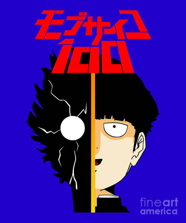 Gift For Women Mob Japanese Psycho 100 Comics Cute Graphic Gifts Poster by  Mizorey Tee - Fine Art America