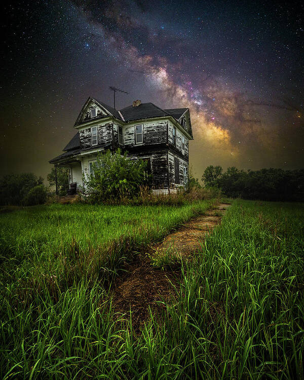 Sad Poster featuring the photograph Gone Away by Aaron J Groen