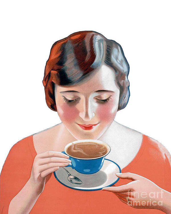 Coffee Poster featuring the digital art Good Morning by Madame Memento