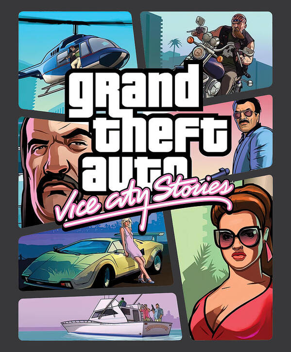 Grand Theft Auto Vice City Stories Poster by Katelyn Smith - Fine Art  America