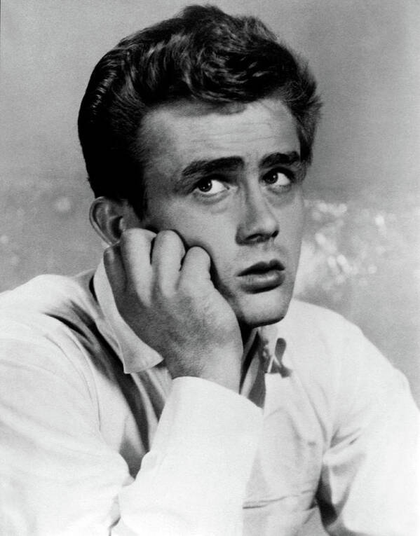 James Dean Poster featuring the photograph JAMES DEAN in EAST OF EDEN -1955-, directed by ELIA KAZAN. by Album