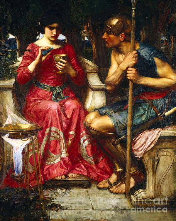 Jason And Medea Poster featuring the painting Jason and Medea by John William Waterhouse