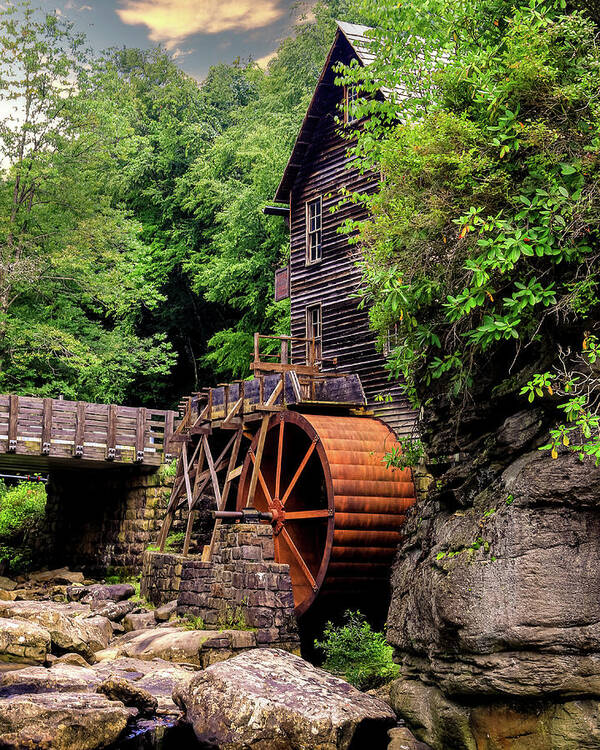 Scenic Poster featuring the photograph Just A Peak by SC Shank