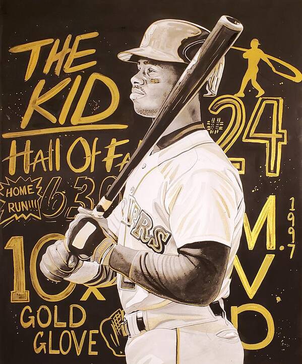 Ken Griffey Jr.   By the Number Poster