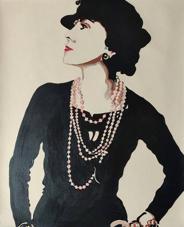Madame Coco Chanel Portrait Of Gabrielle Bonheur Poster